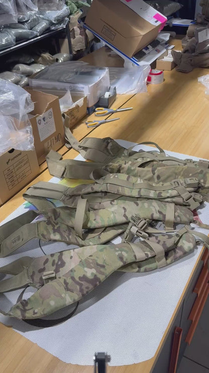 US Military Rucksack Shoulder Straps - Medium OCP Multicam Harness System