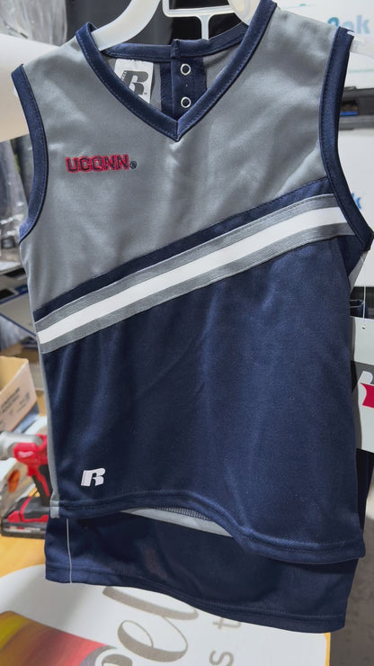 UConn Huskies Toddler Girls Blue 3-Piece Sports Set by Russell Sports