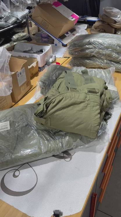 U.S. Military Combat Vehicle Crewmen Cold weather Overalls -Nomex Size Large