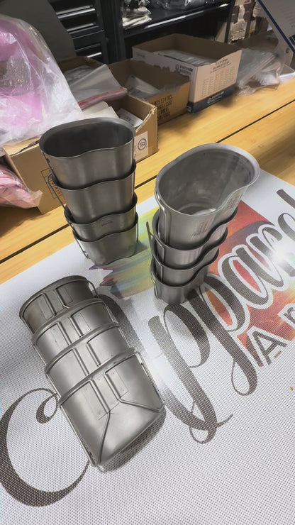 US Military Canteen Cups 4-Pack - Authentic Surplus Field Cooking Gear