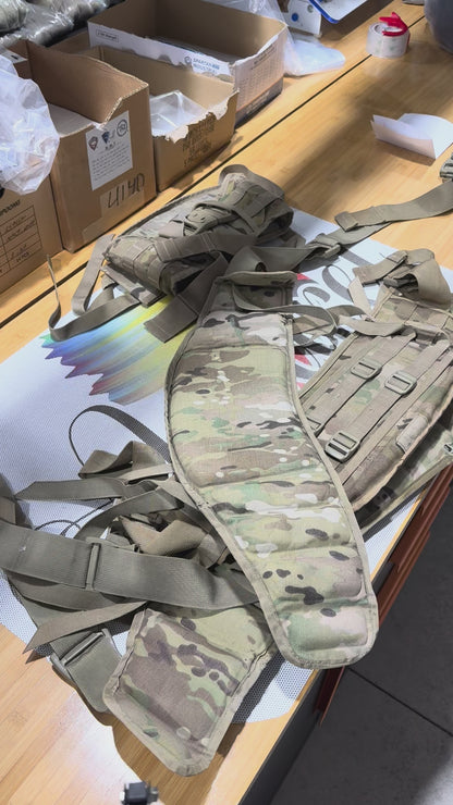 US Army MOLLE II Waist Belt - Large Rucksack Hip Belt OCP Multicam Made in USA