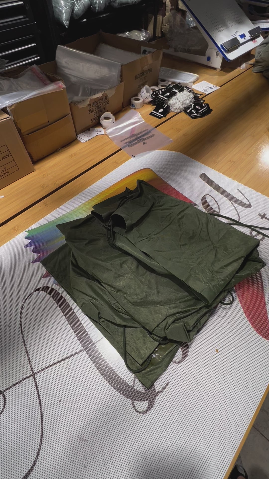 US Military Waterproof Laundry Bags - 2 Pack Rubberized with Tie Top - Made in USA
