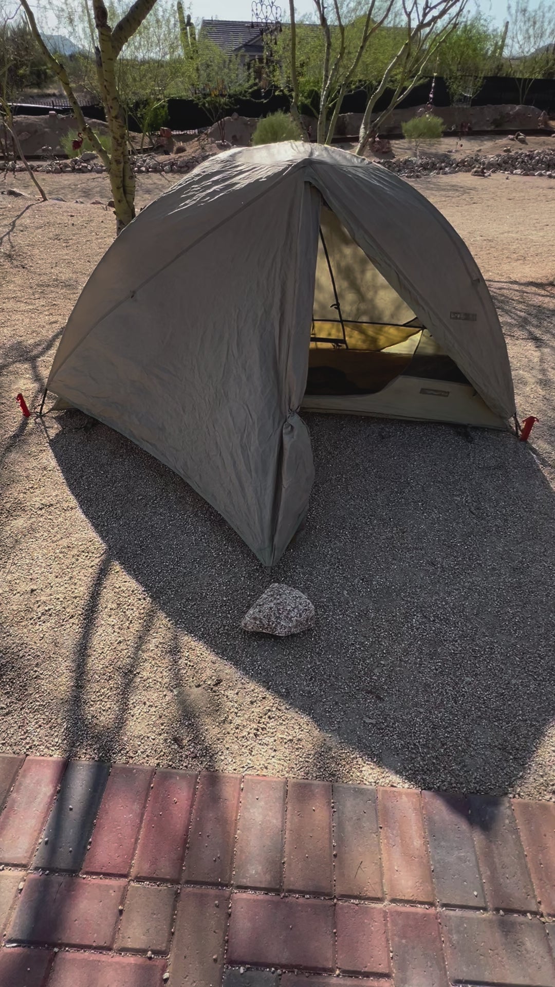 LiteFighter 1-Person Combat Tent - US Army Issue Coyote Tan