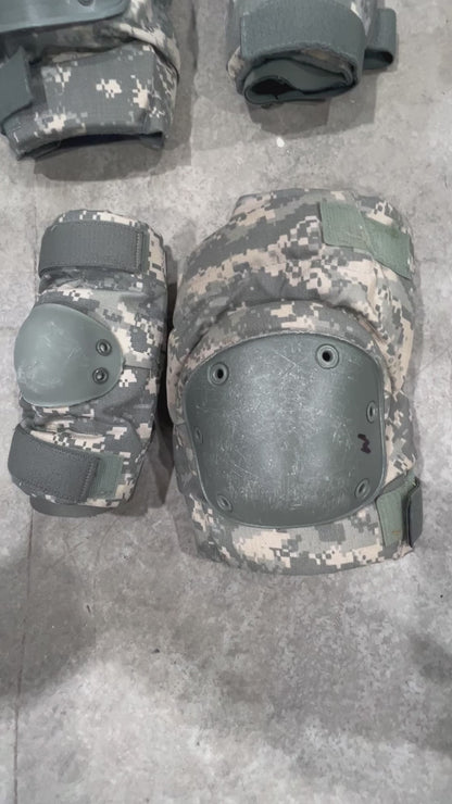 US Military GI ACU Elbow And Knee Pad Sets