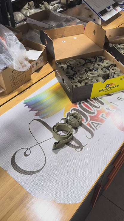 DSCP Military Riggers Belt - Heavy Duty 1.75" Nylon - Tan 499 OCP Compatible