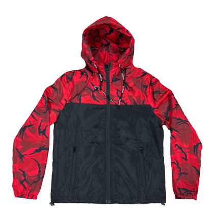 Women's Camouflage Zip Windbreaker