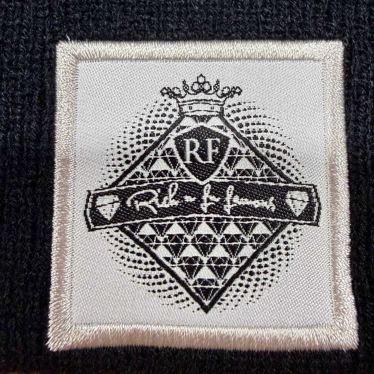 RnF Classic Knit Beanie with Pom - Premium Sewn Patch Limited Edition