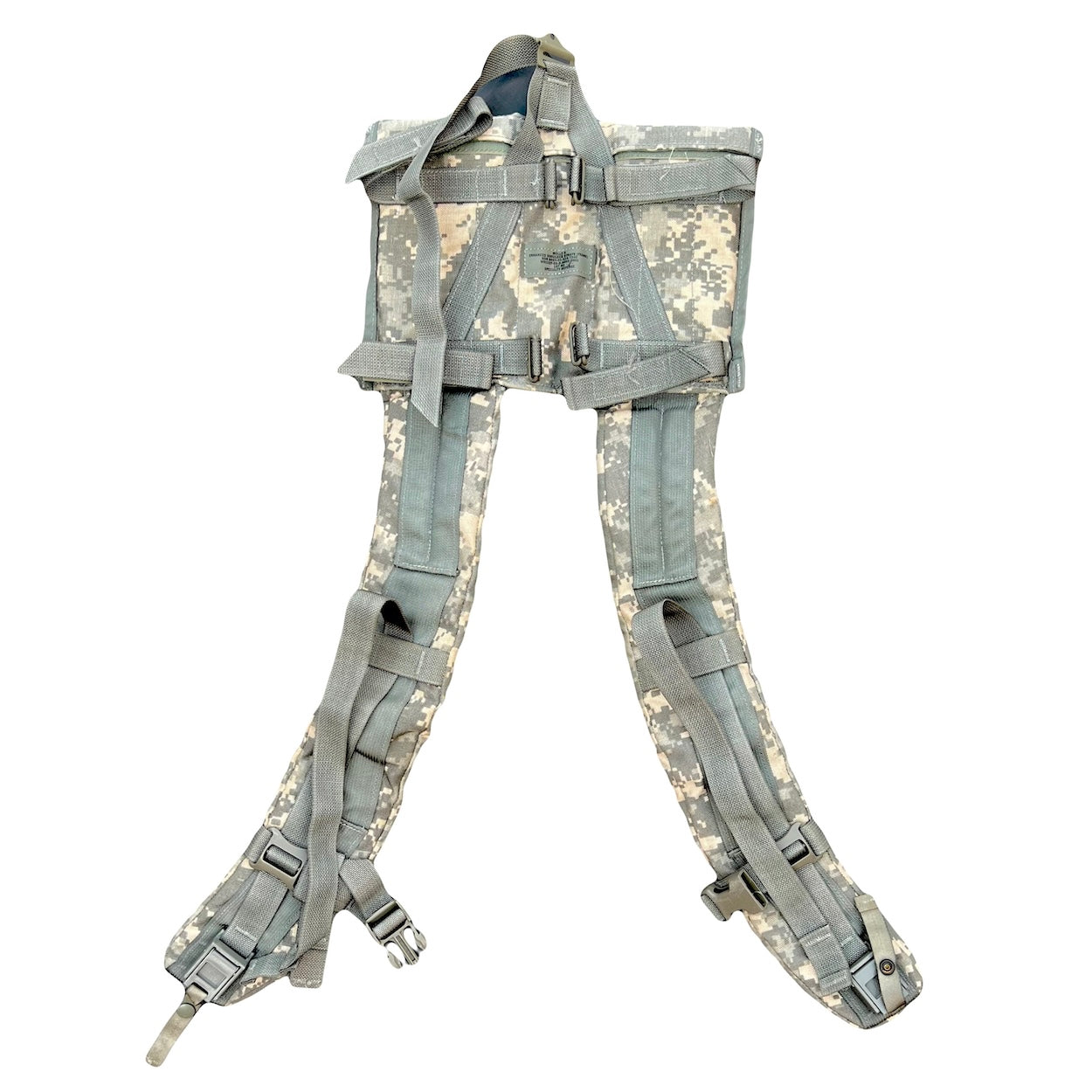 US Military MOLLE Enhanced Frame Shoulder Straps ACU Large Rucksack ...