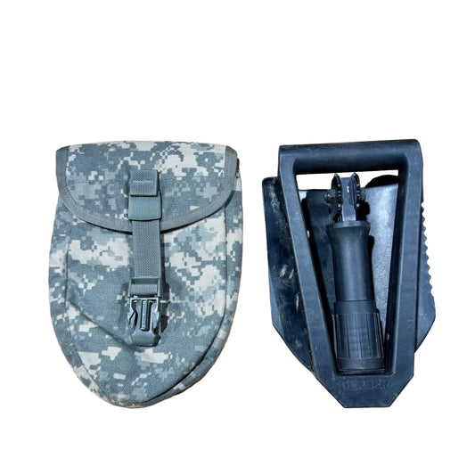 US Military Gerber USA Entrenching Shovel Collapsible Handle W/ACU Cover