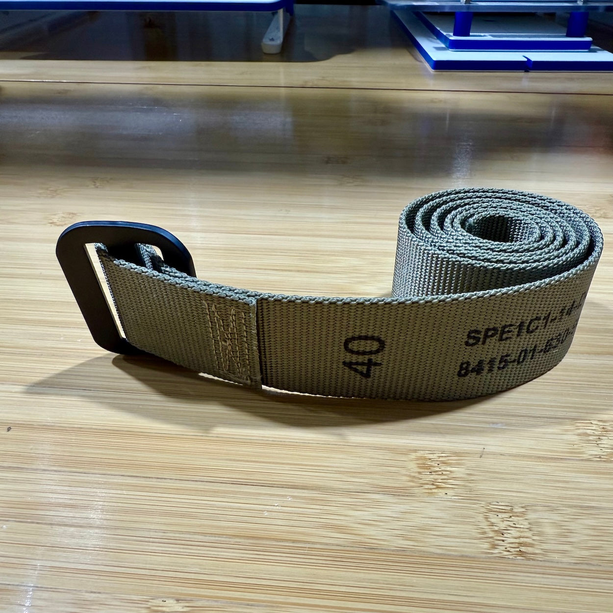 DSCP Military Riggers Belt - Heavy Duty 1.75" Nylon - Tan 499 OCP Compatible