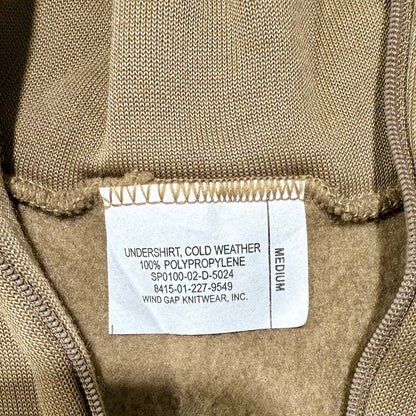 Military Issue 1/4 Zip Thermal Base Layer Set - Medium