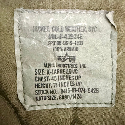 Vintage US Army CVC Combat Vehicle Crewman Jacket XL-Long