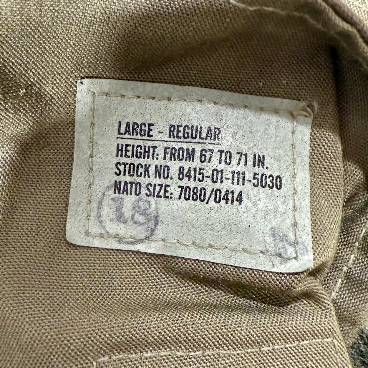 U.S. Military Combat Vehicle Crewmen Cold weather Overalls -Nomex Size Large