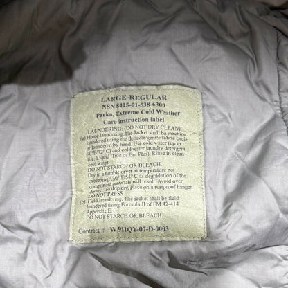 Military Gen III Extreme Cold Weather Parka - Level 7 Large Regular