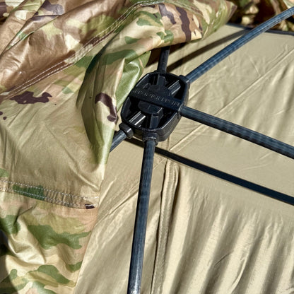 LiteFighter Combat Tent - US Army Issued One Person OCP Multicam - Ultra-Lightweight 4lbs
