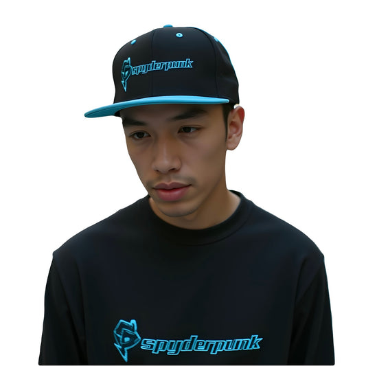 Spyderpunk 3D Embroidered Snapback Hat - Premium Puff Design
