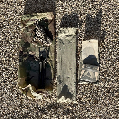 LiteFighter Combat Tent - US Army Issued One Person OCP Multicam - Ultra-Lightweight 4lbs