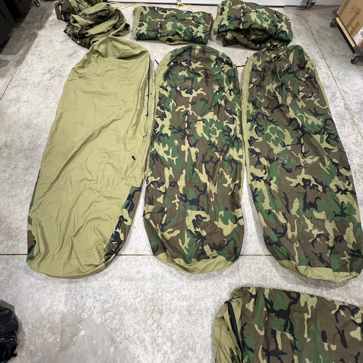 US Military Woodland GORE-TEX Bivy Cover - GI Sleeping Bag Cover