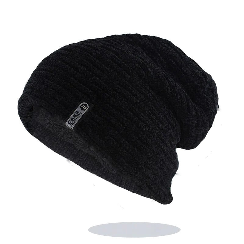 Knit Slouch Beanie Soft Lined Available In 3 Colors