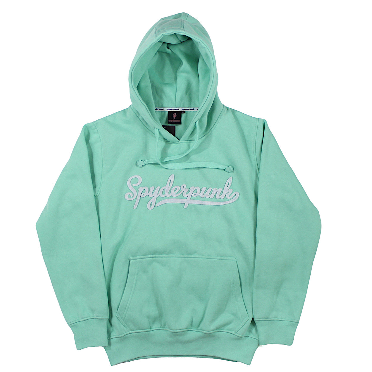 Spyderpunk Custom Sports Hoodie - Premium Mint Green Streetwear