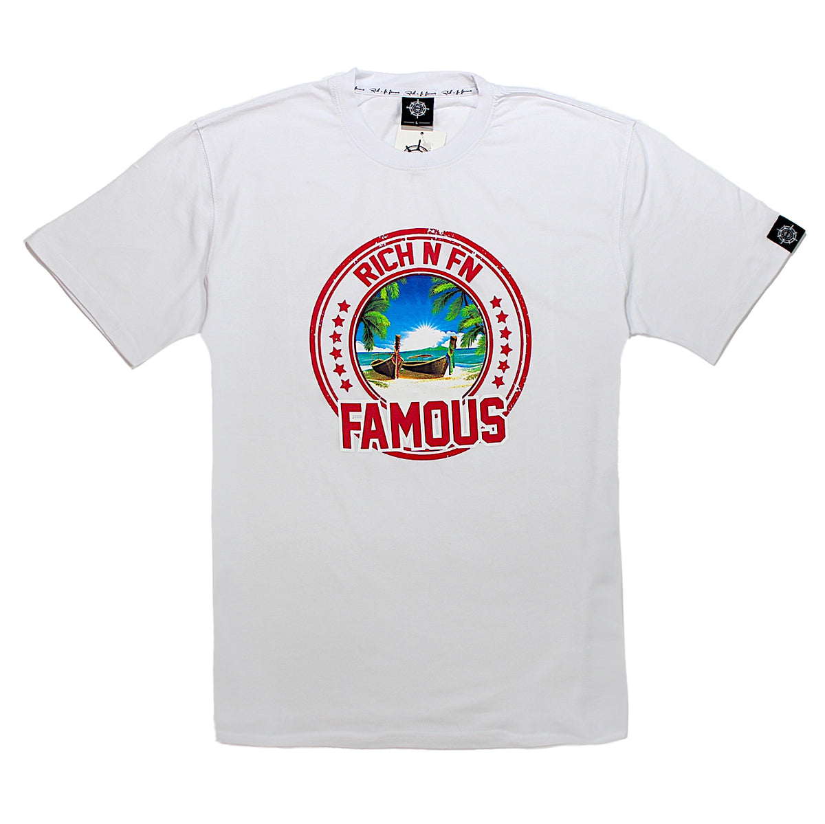 Men's White Permanent Vacation Tee Online
