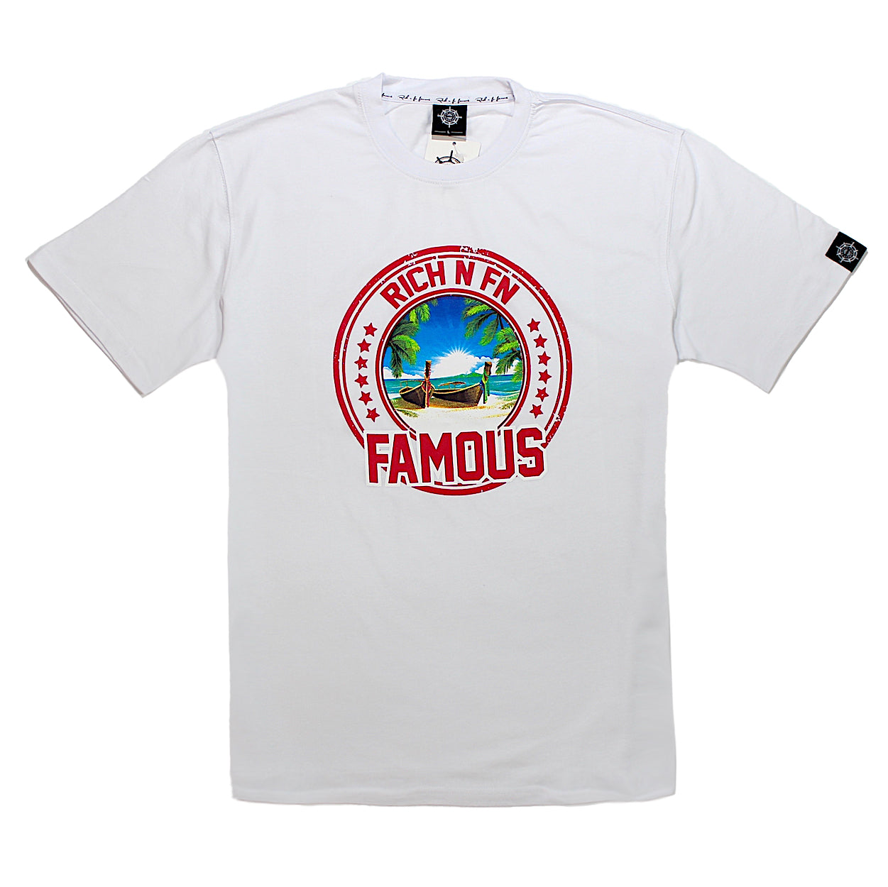 Men's White Permanent Vacation Tee Online