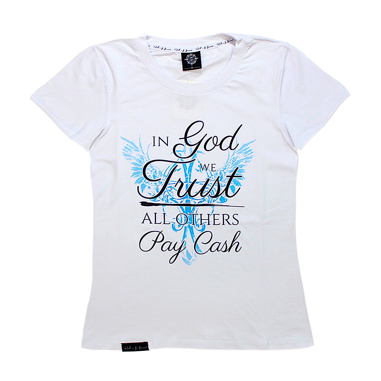 Women's RNF In God We Trust Premium Fitted Tee - Premium Collection