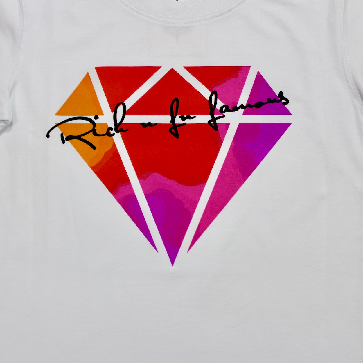 T Shirt Women's Custom Made Great Quality With Pink Diamond Art