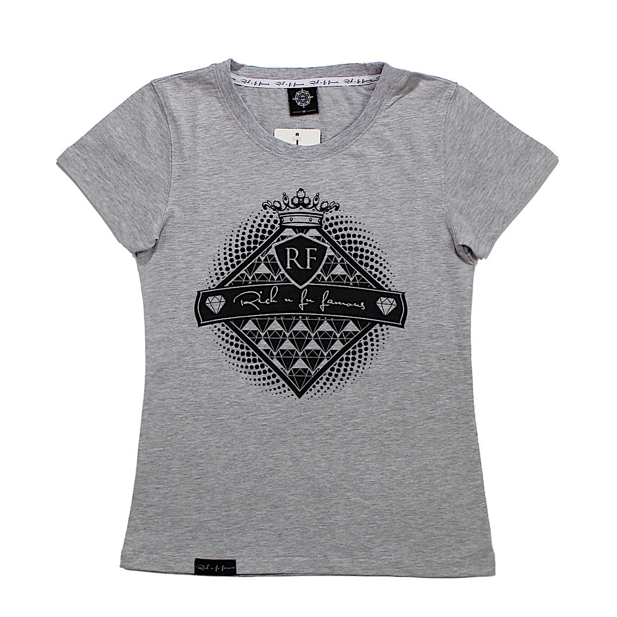 Women's RNF Crowned Queen Premium Fitted Tee - Luxury Design
