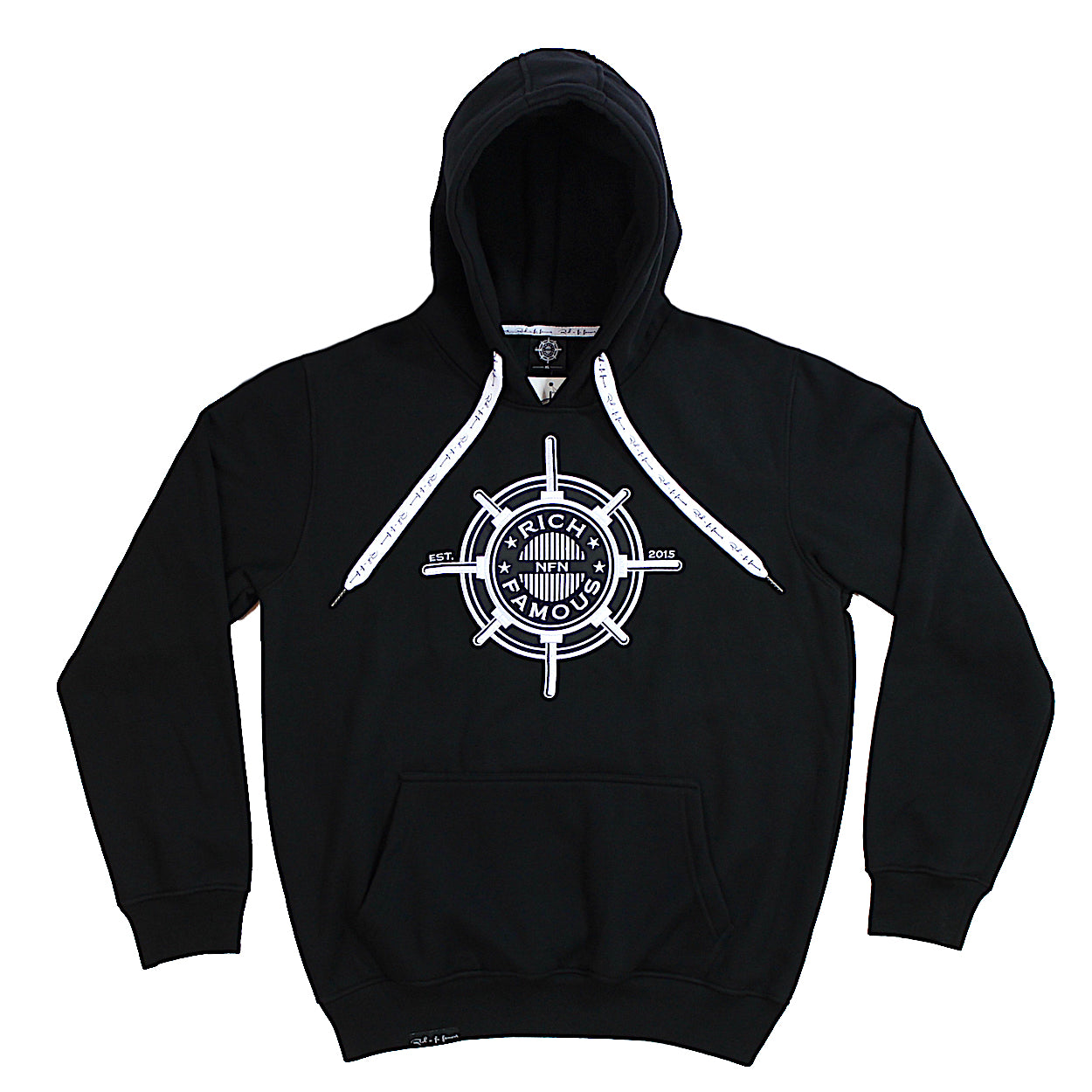Premium Embroidered RNF Hoodie - Thick Quality Details