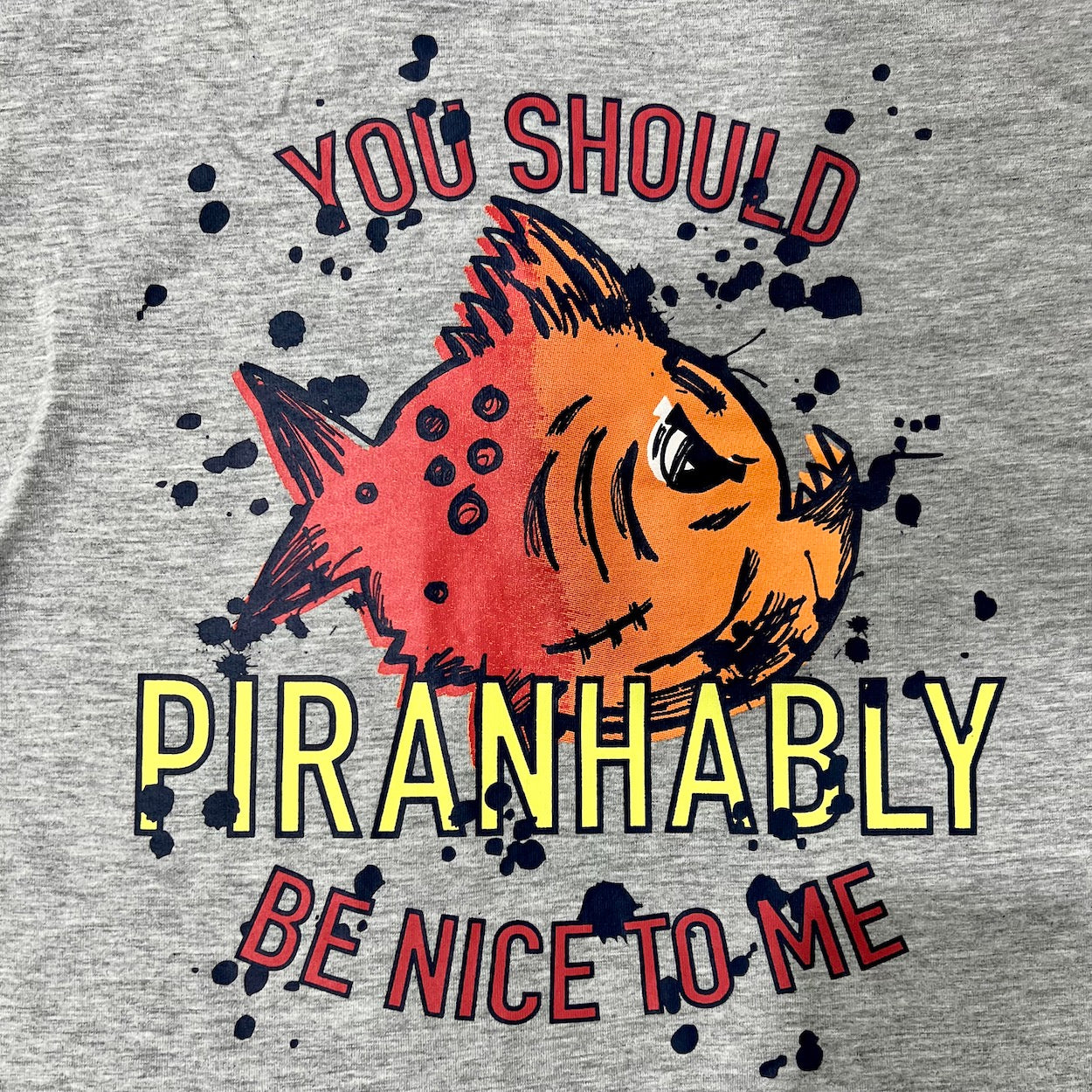 Boys Piranha Hoodie Shirt