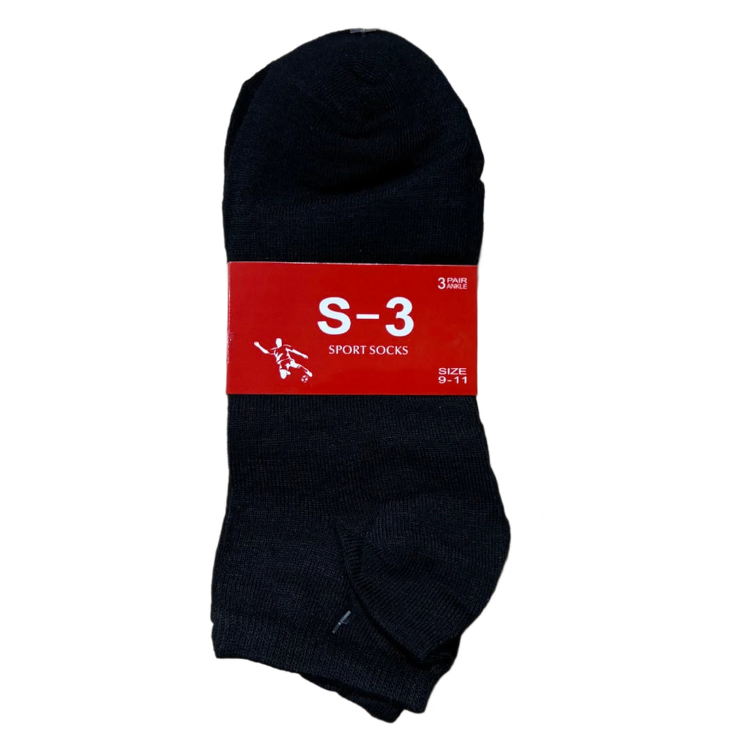Shop Men's Black Low Cut Socks 3 Pack
