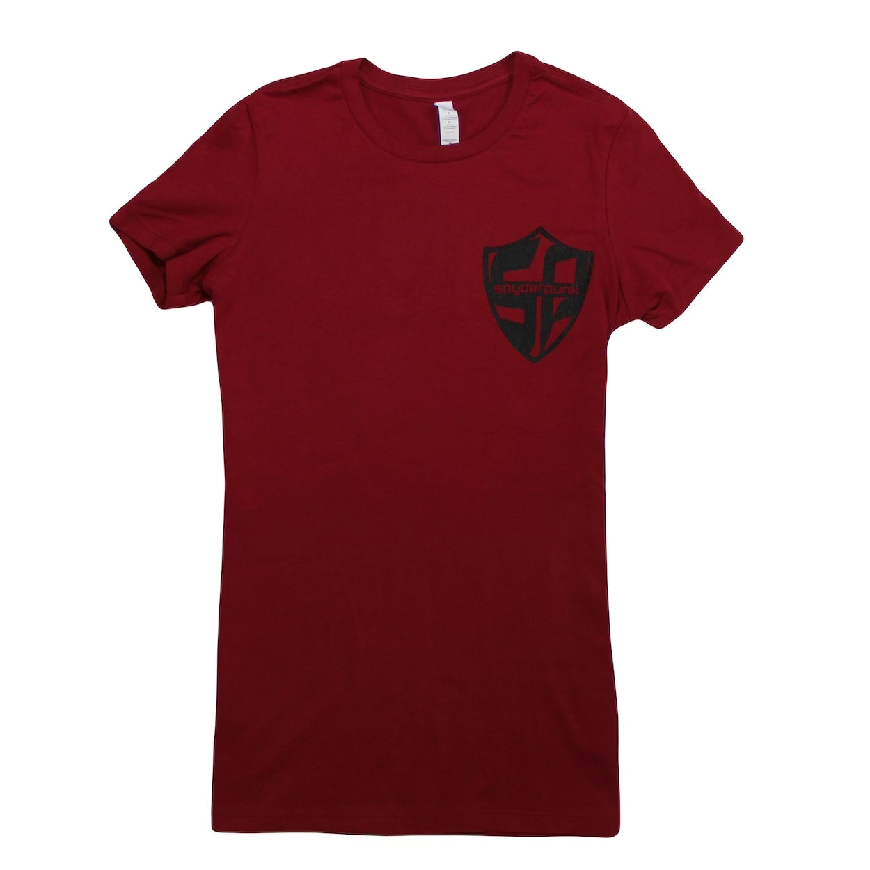 Women's Spyderpunk Badge Fitted Tee - Premium Cotton T-Shirt