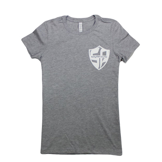 Women's T Shirt Spyderpunk Fitted Badge Tee Available In 2 Colors