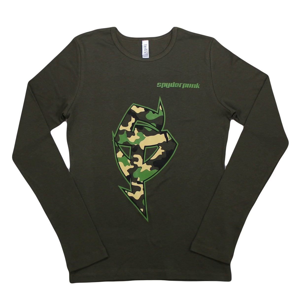 Women's Spyderpunk Camouflage Long Sleeve Tee
