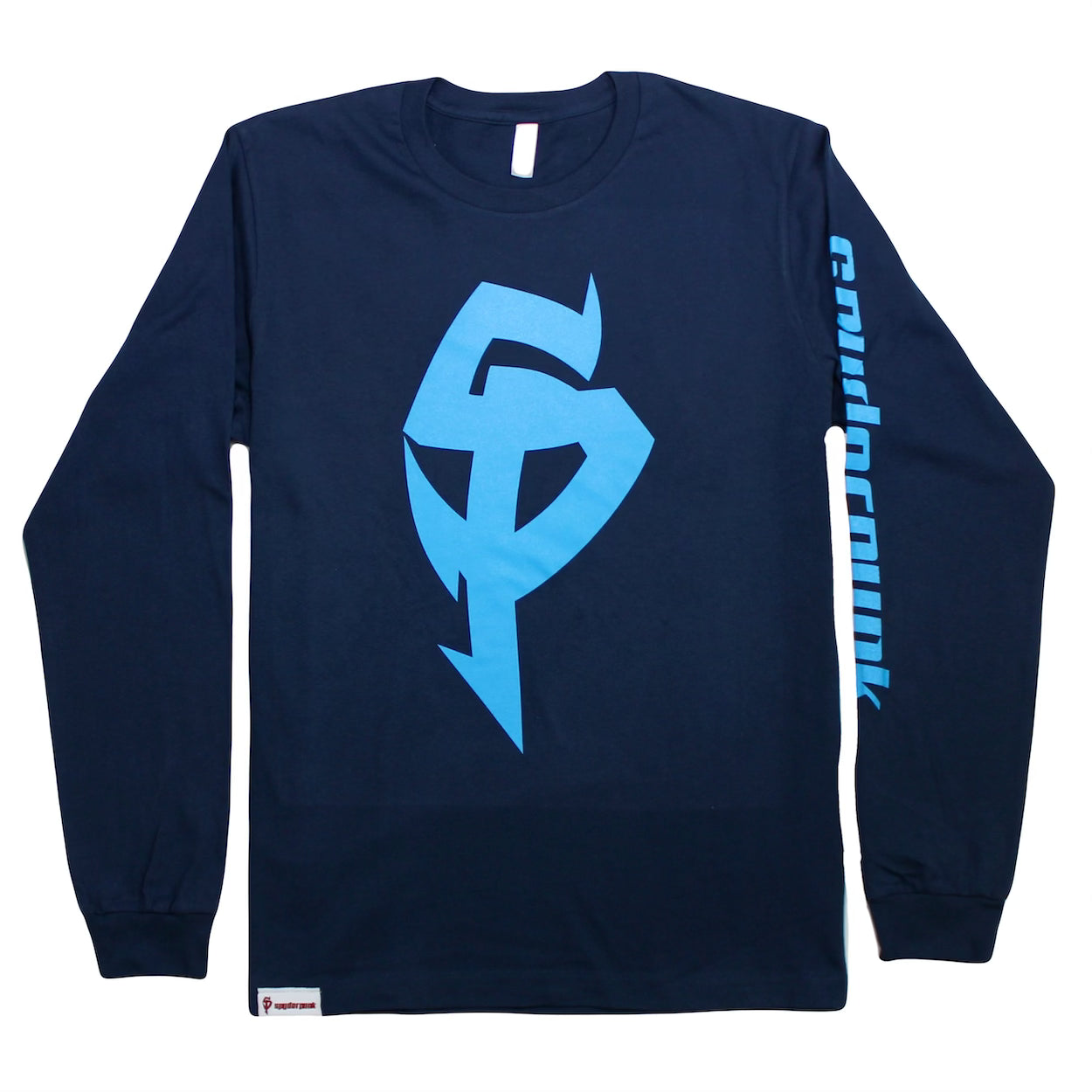 Long Sleeve Skatepark Graphic Tee - Premium Cotton by Spyderpunk Sports