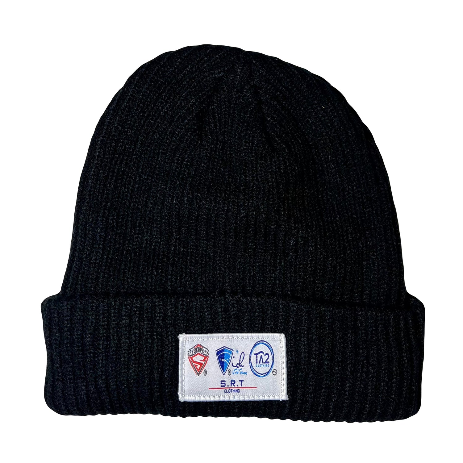 S.R.T Collaboration Knit Beanie - Patch Detail, 5 Colors