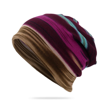 Beanie/Neck Knit Warmer Open Top Available In 5 Colors