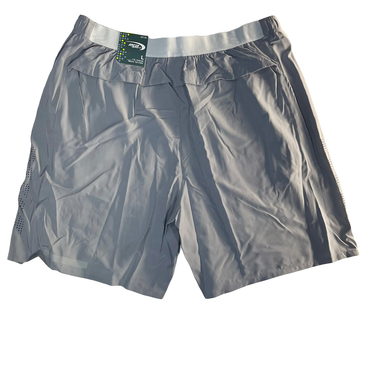 Men's Grey Performance Sport Shorts - 2-Pack